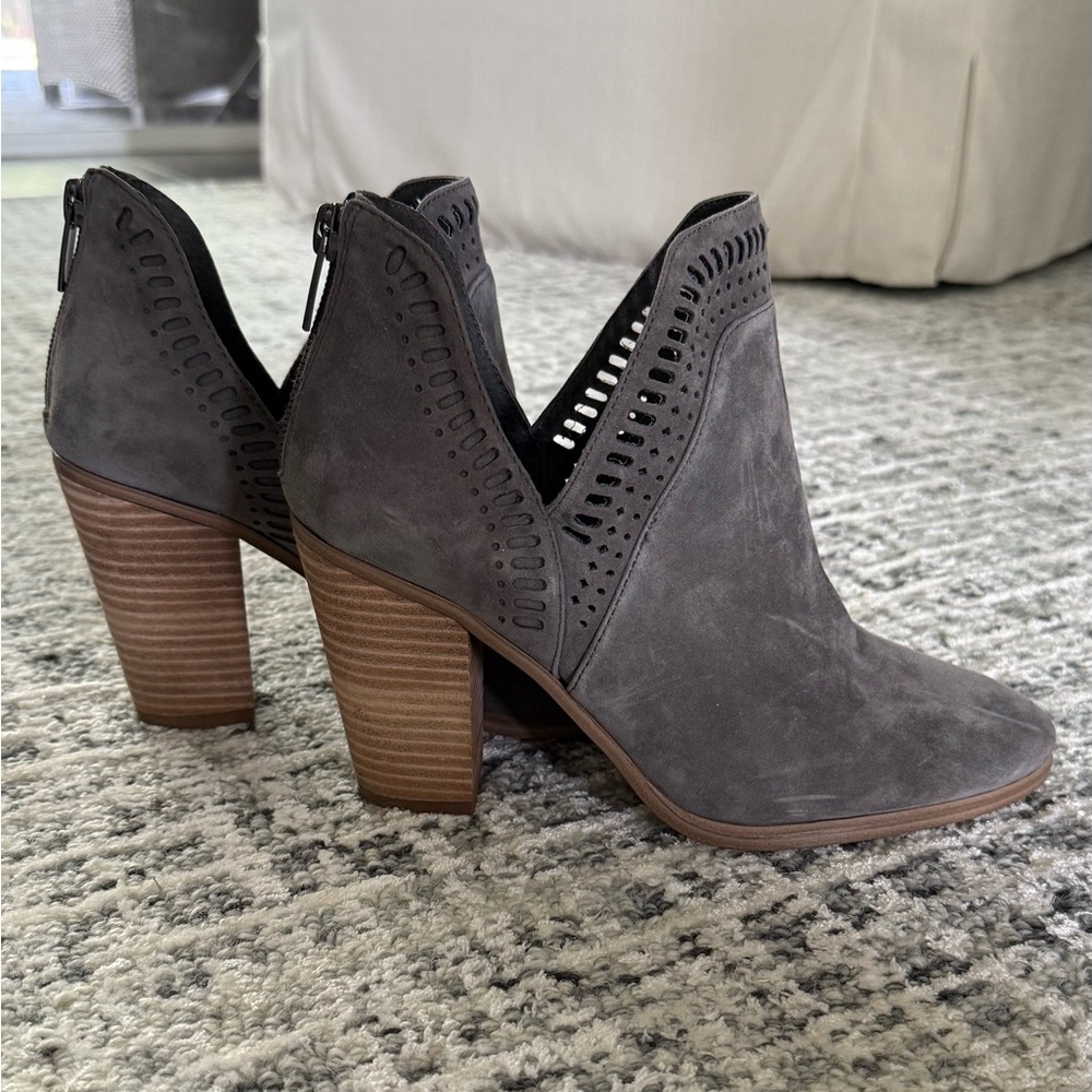 Vince Camuto Gray Ankle Boots
